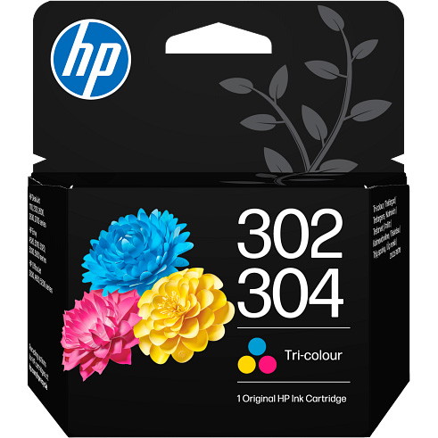 HP 302/304 blækpatron Tri-color 120ark