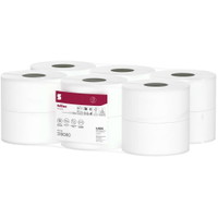 Satino HiLine Jumbo toiletpapir CF2 2-lags 10,8cmx180m 12rl