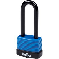 Habo 704-40HB63 hængelås 63mm Sort/Blå