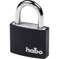 Habo 703-40 hængelås 43mm Sort