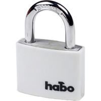 Habo 703-40 hængelås 43mm Hvid