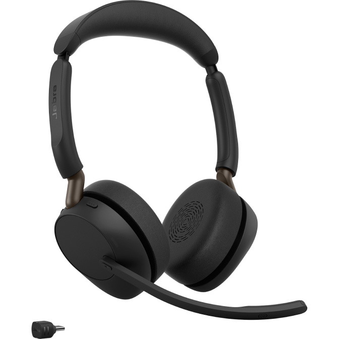 Jabra Evolve3 65 headset Stereo Link 390a MS Black