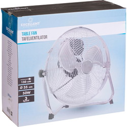 Bordventilator Ø35cm 50W Krom