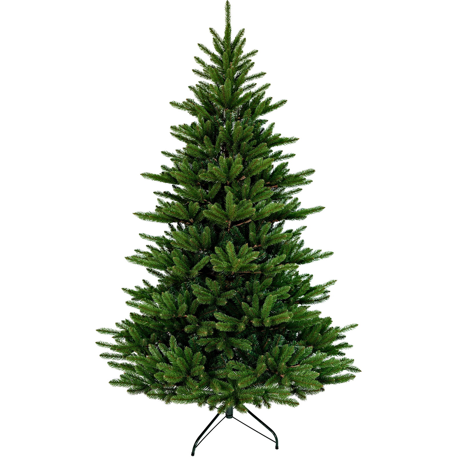 Naturtro kunstigt juletræ H150xØ106cm 753 spidser