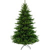 Naturtro kunstigt juletræ H150xØ106cm 753 spidser