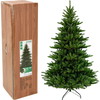 Naturtro kunstigt juletræ H180xØ115cm 1017 spidser
