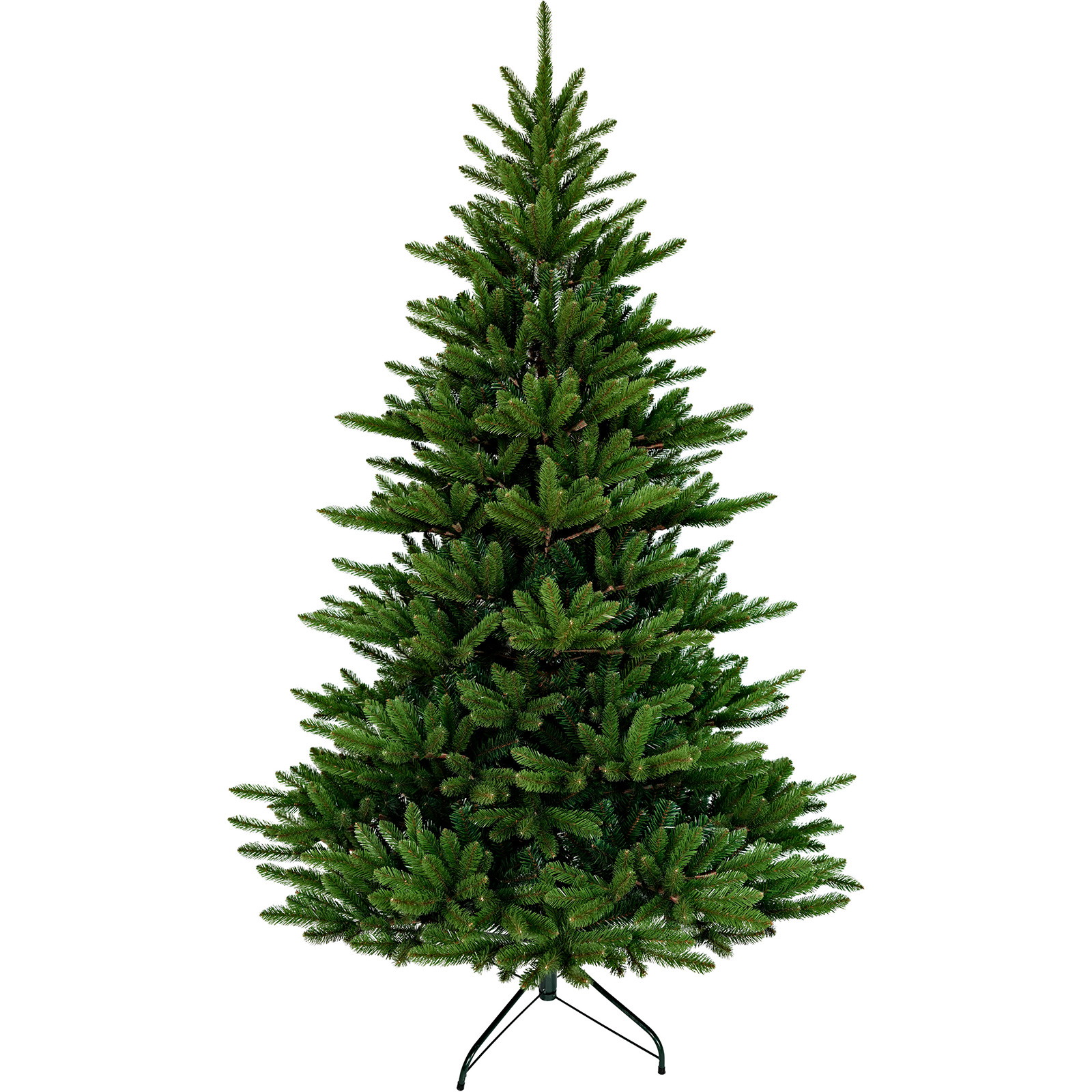 Naturtro kunstigt juletræ H180xØ115cm 1017 spidser