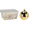 Julekugler PP Ø4-6cm Guld 70stk