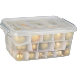 Julekugler PP Ø4-6cm Guld 70stk