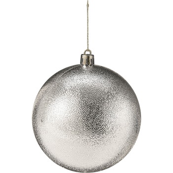 Julekugler PS Ø4-8cm Sølv 100stk