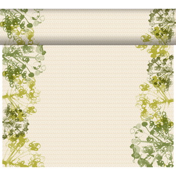 Duni Dunicel bordløber 0,4x24m Green Umbles