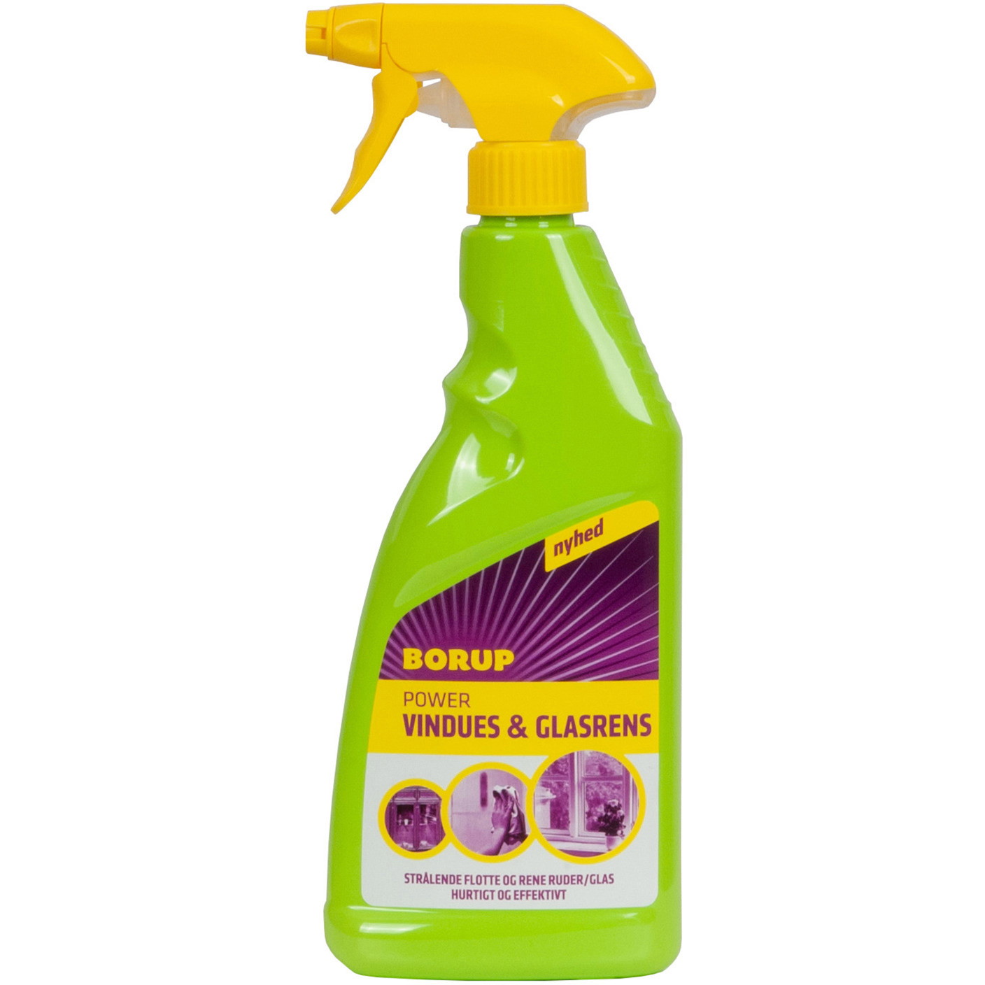 Borup Power Vindues- og glasrens 500ml