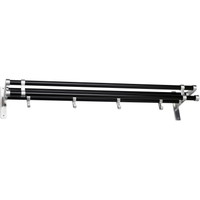Elegant Plus hattehylde 1000mm Alu/Sort