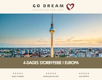 GoDream gavekort storbyferie i Europa