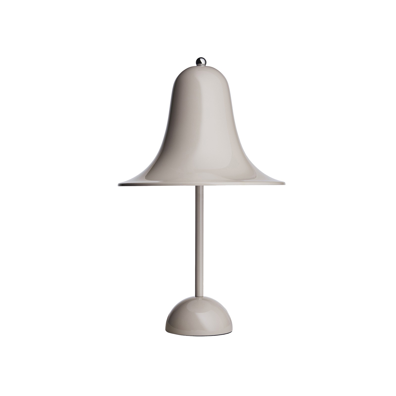 Verner Panton Pantop bordlampe 38cm grå sand
