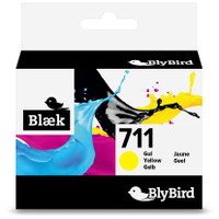 BlyBird 711 CZ132A Gul Blækpatron, 29 ml