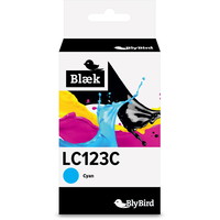 BlyBird LC123C Cyan Blækpatron, 600 sider