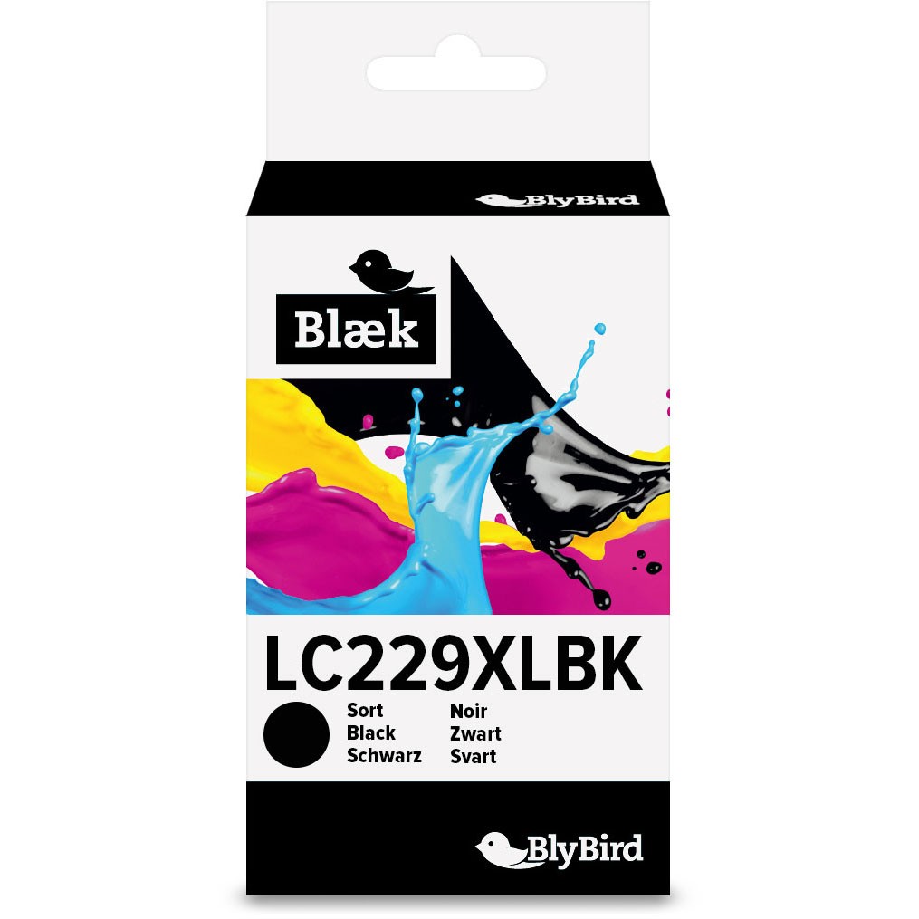 Blybird Blæk LC229XLBK Sort