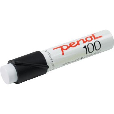 Penol 100 marker med 10 mm bred spids i farven sort
