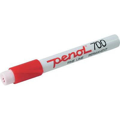 Penol 700 marker med 1,5 mm rund spids i farven rød