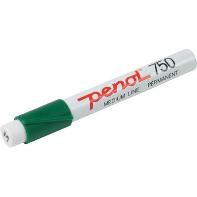 Penol 750 marker med 5 mm firkantet spids i farven grøn