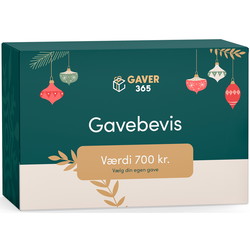 Gaver365 gavebevis 700kr