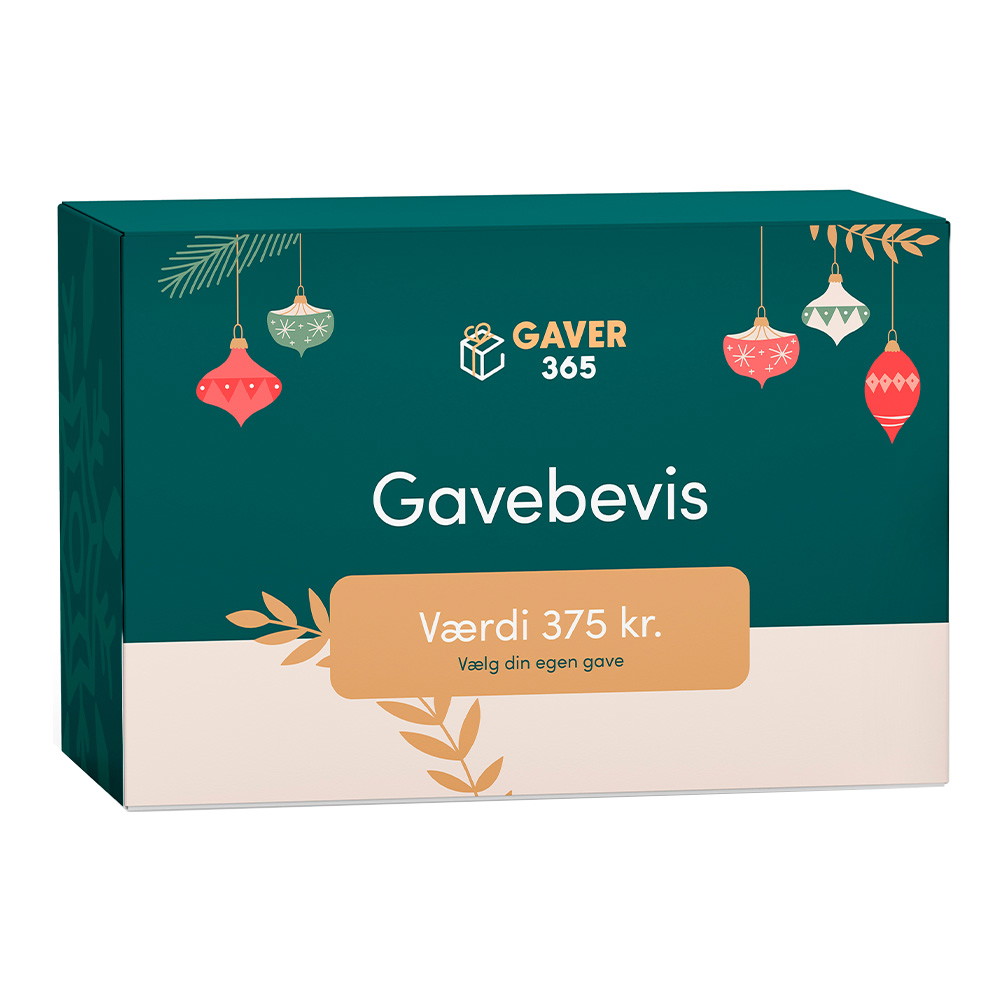 Gaver365 gavebevis 375kr