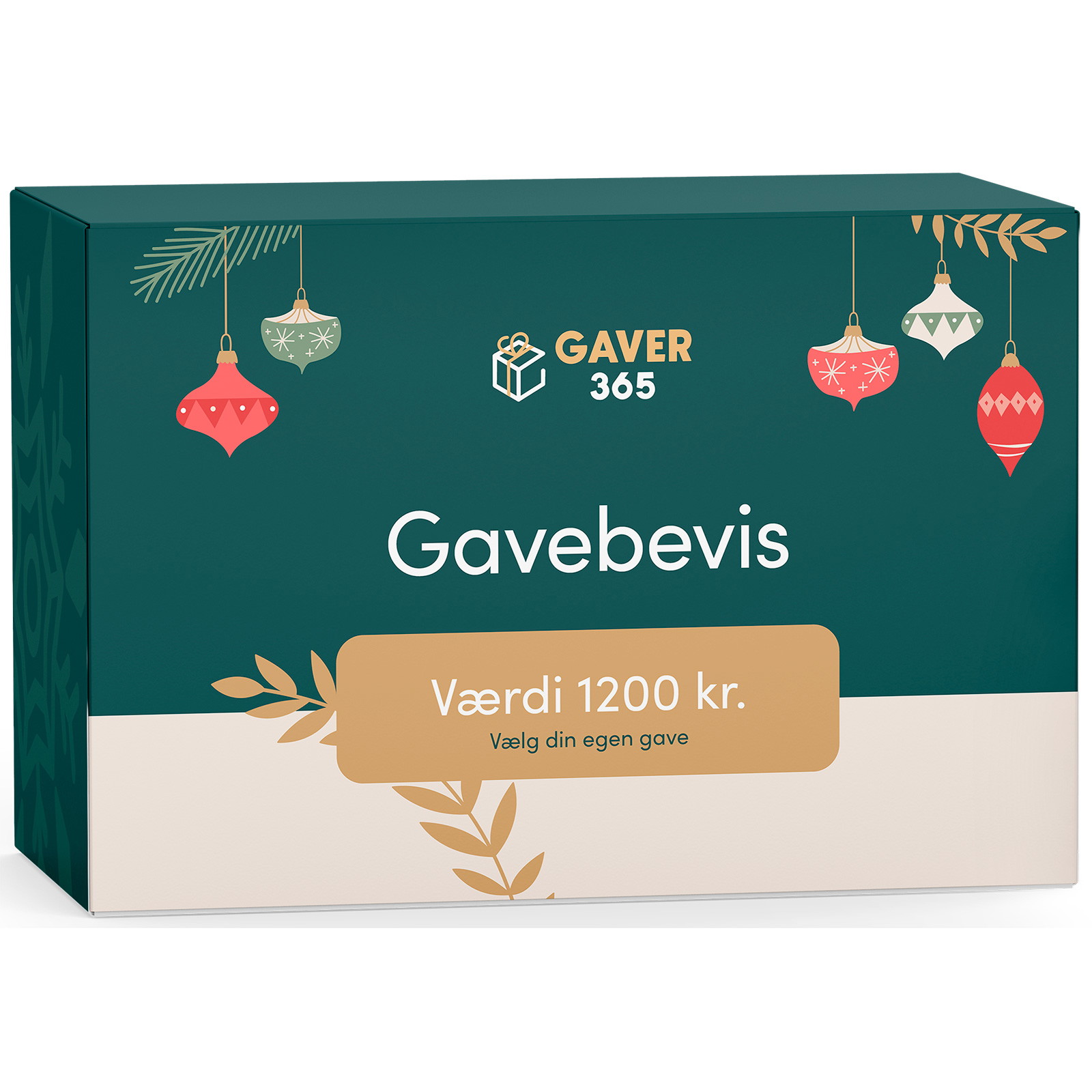 Gaver365 gavebevis 1200kr